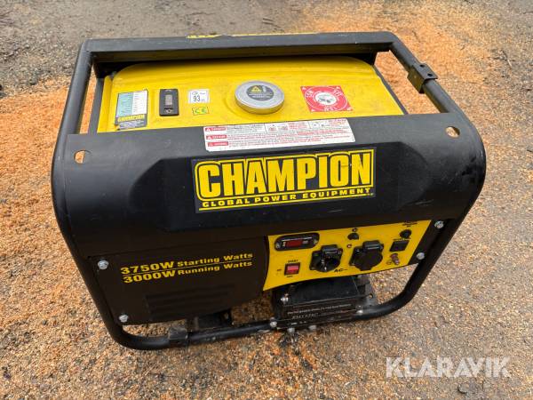 Elverk Champion 3000 W