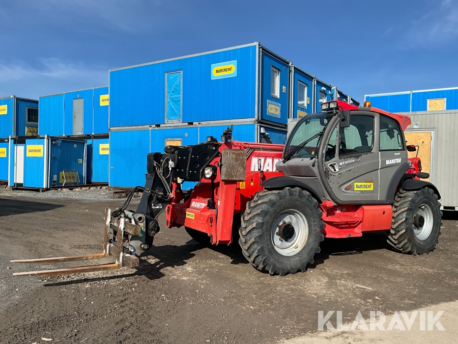 Teleskoplastare Manitou MT 1840 A med redskap