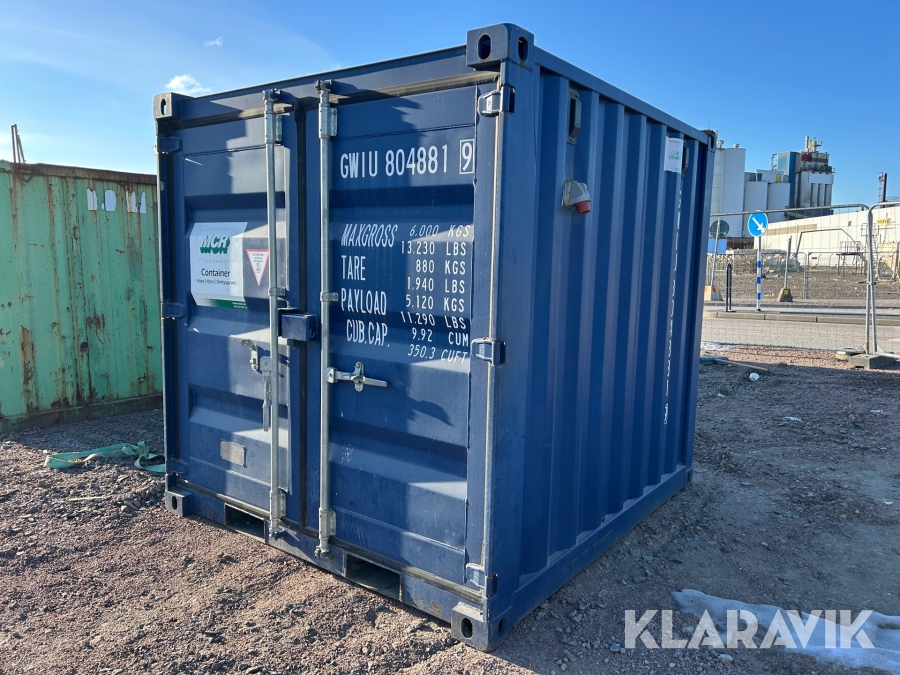 Container isolerad