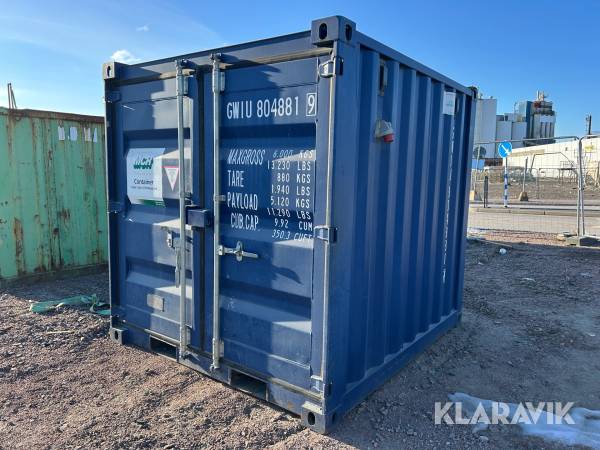 Container isolerad