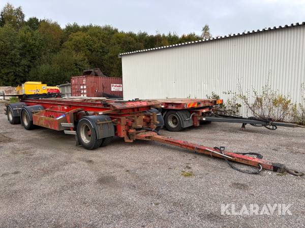 Lastväxlarsläp Istrail PKW 186 med grus-/ asfaltsskägg & tipp