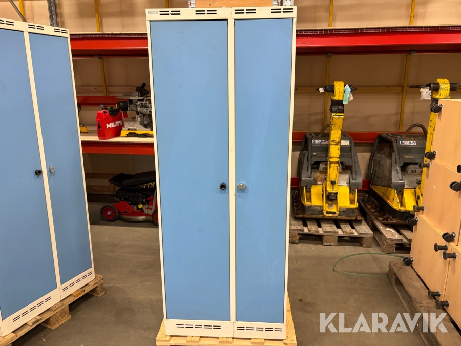 Omklädningsskåp 2 st SONO (dubbelskåp)