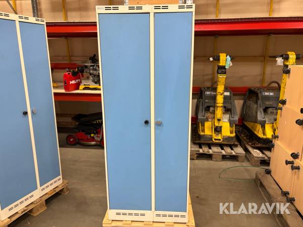Omklädningsskåp 2 st SONO (dubbelskåp)