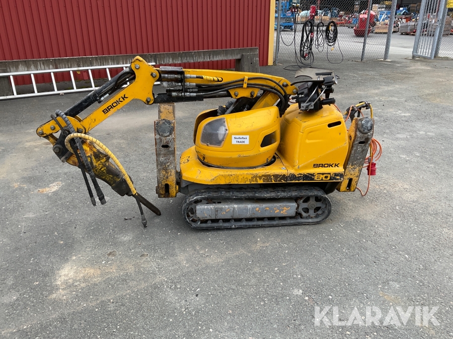 Banddriven Rivningsrobot Brokk Brokk 60 Rev.A
