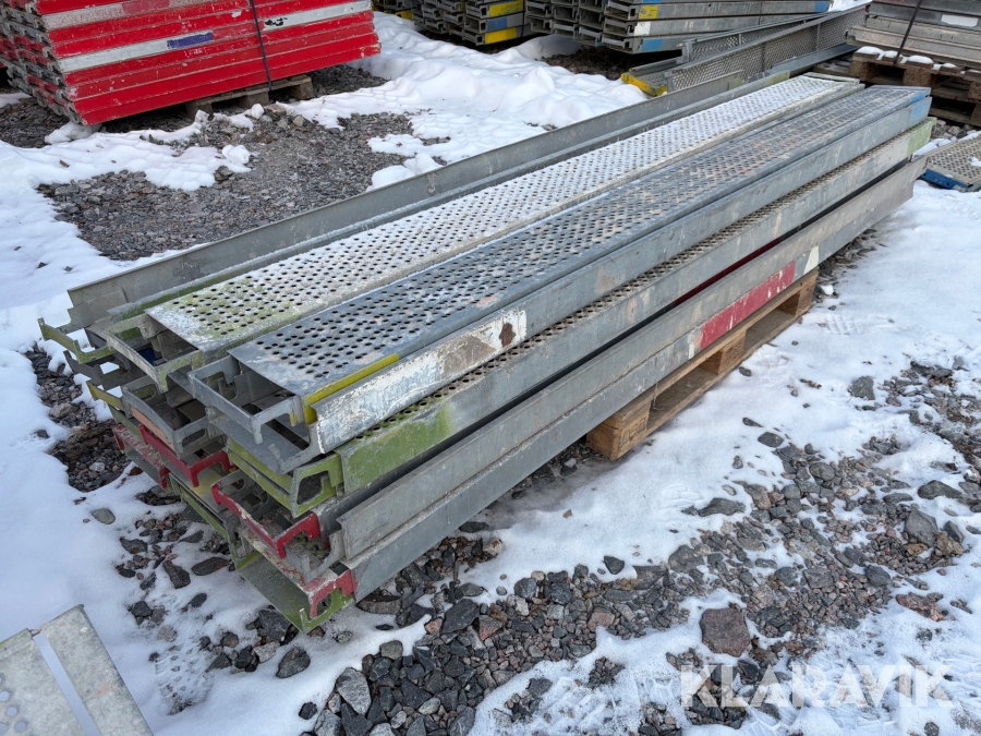 Stålplank Haki 3 x 0,23 m 23 st