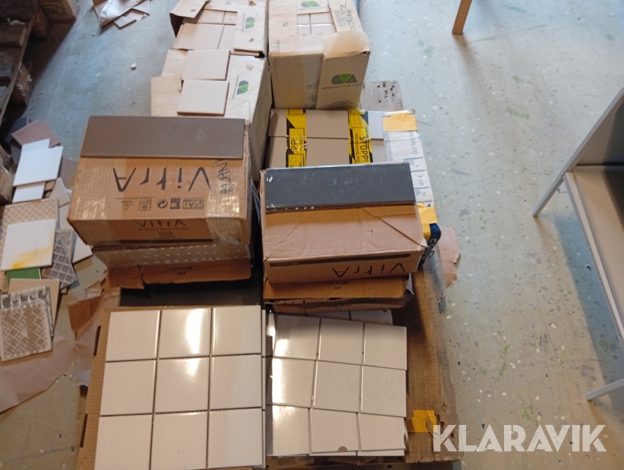 Parti kakel & klinker – blandade storlekar och modeller
