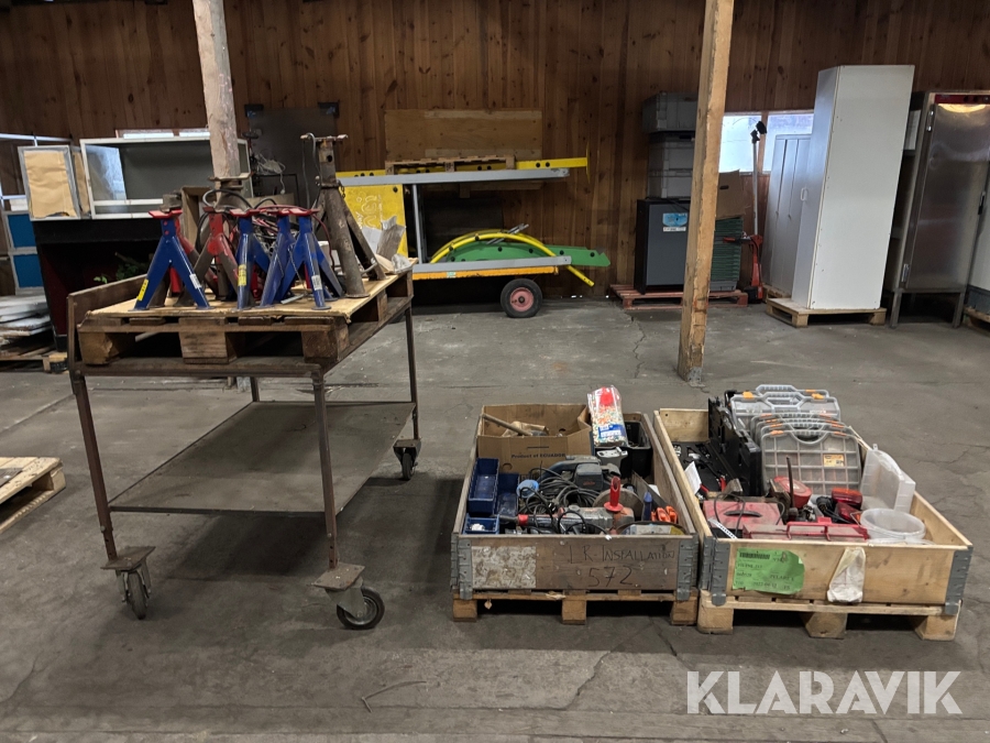 Verkstadsutrustning 3st