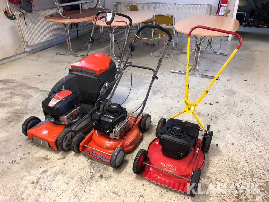 Gräsklippare Klippo / Husqvarna Excellent / Master 46 / LC 48V 3st