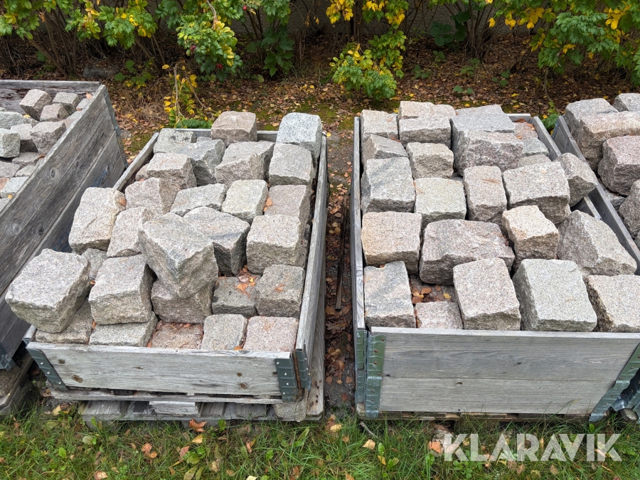 Storgatsten blandade storlekar 3 st pall
