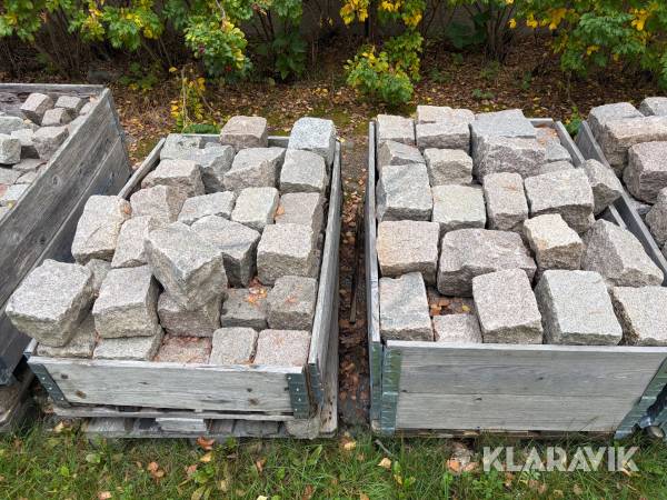 Storgatsten blandade storlekar 3 st pall