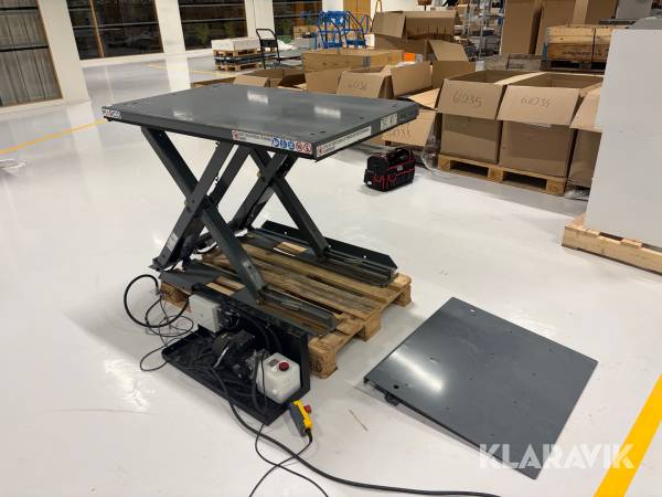Låglyftsbord med ramp Marco ML 010080-D2 1000kg