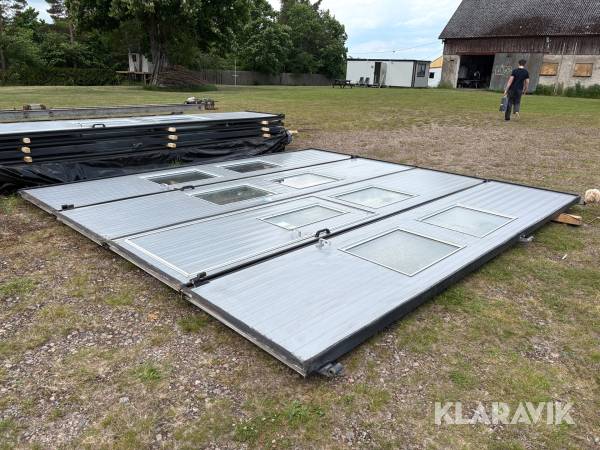 Vikport Reco-Port 4x4,5m med dörr