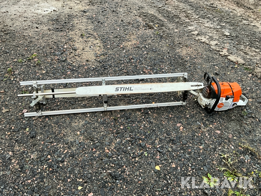 Motorsåg med sågjigg och fällsvärd Stihl MS 881