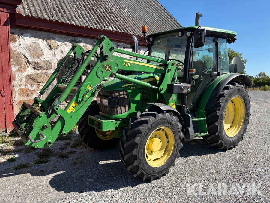 Traktor John Deere 5090M med lastare