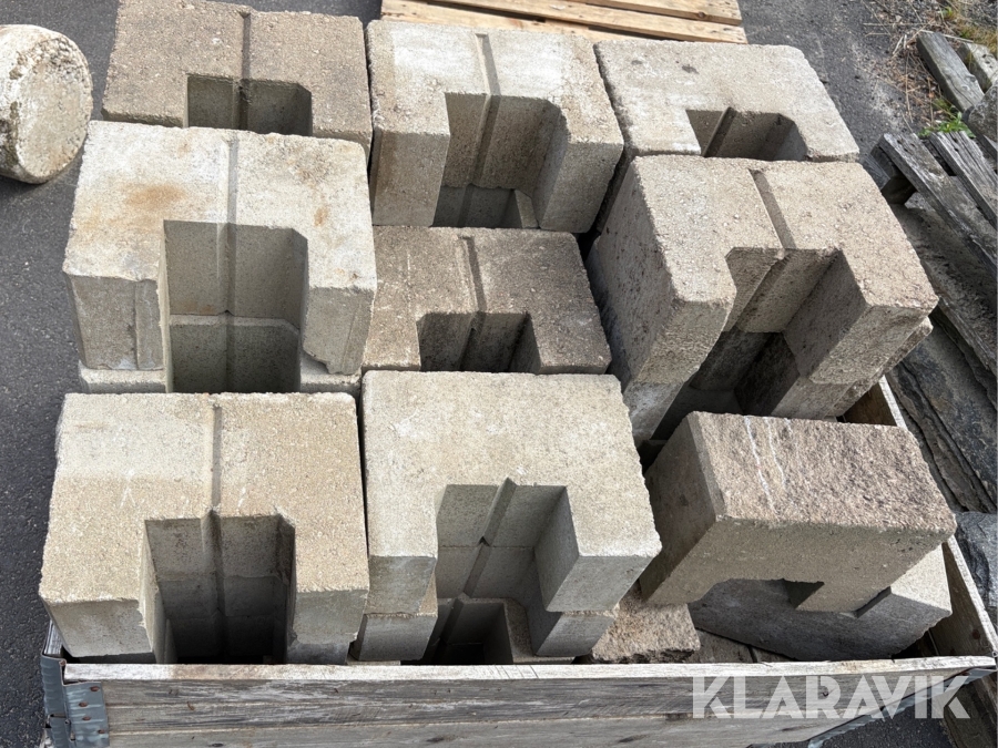 Betongblock / murblock ca 50st