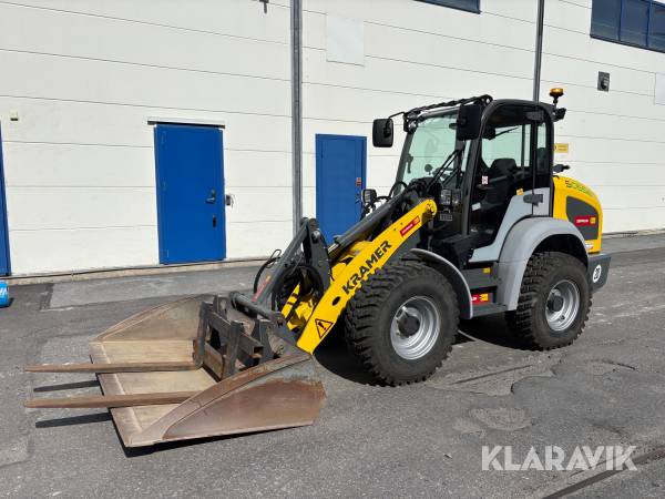 Hjullastare Kramer 5055e med redskap