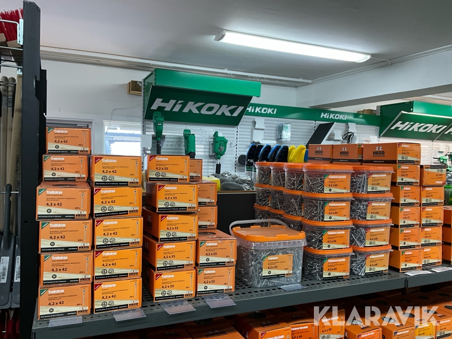 Parti med Trallskruv Heco