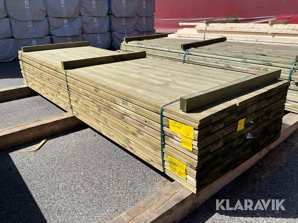 Virkespaket tryckimpr trallvirke 28x120 518löpmeter