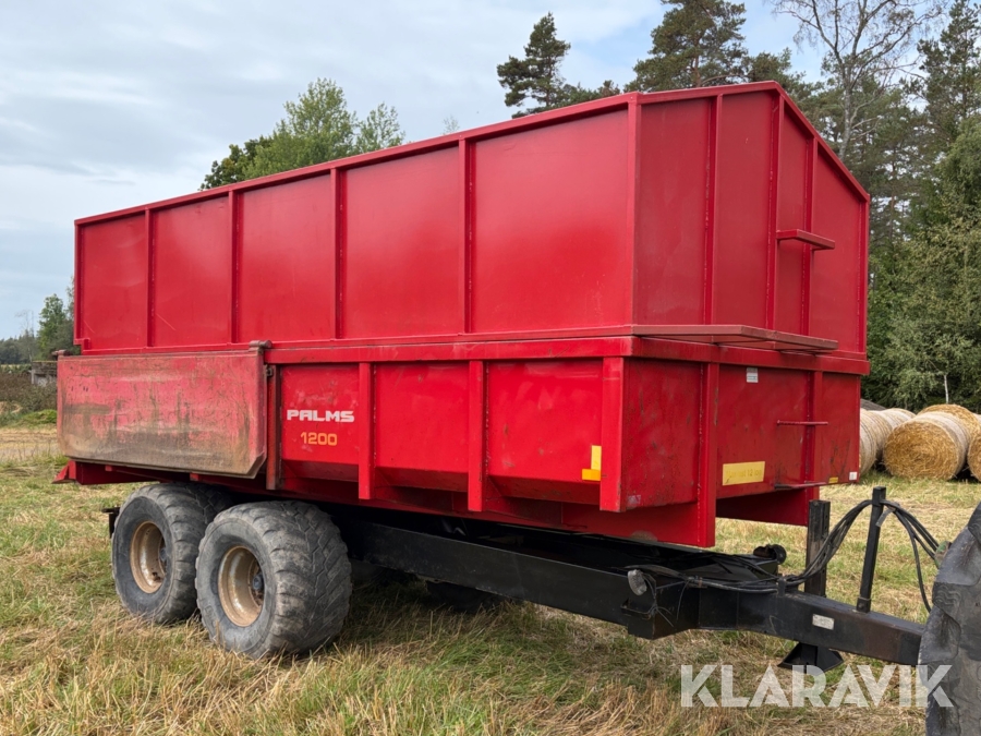 Dumperkärra Palmse 1200 spannmålsförhöjning