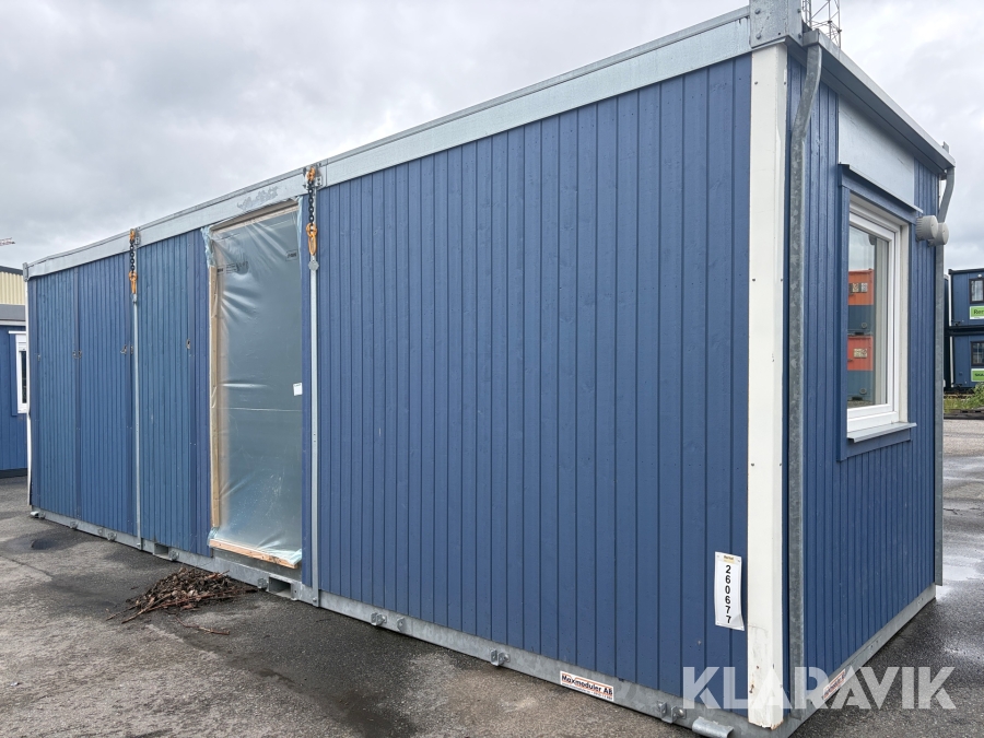 Personalbod / kontor / förråd Max moduler K3