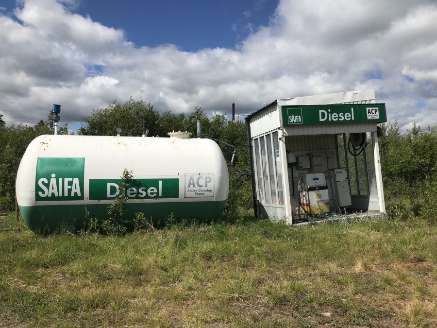 Dieselcistern m pumpstation