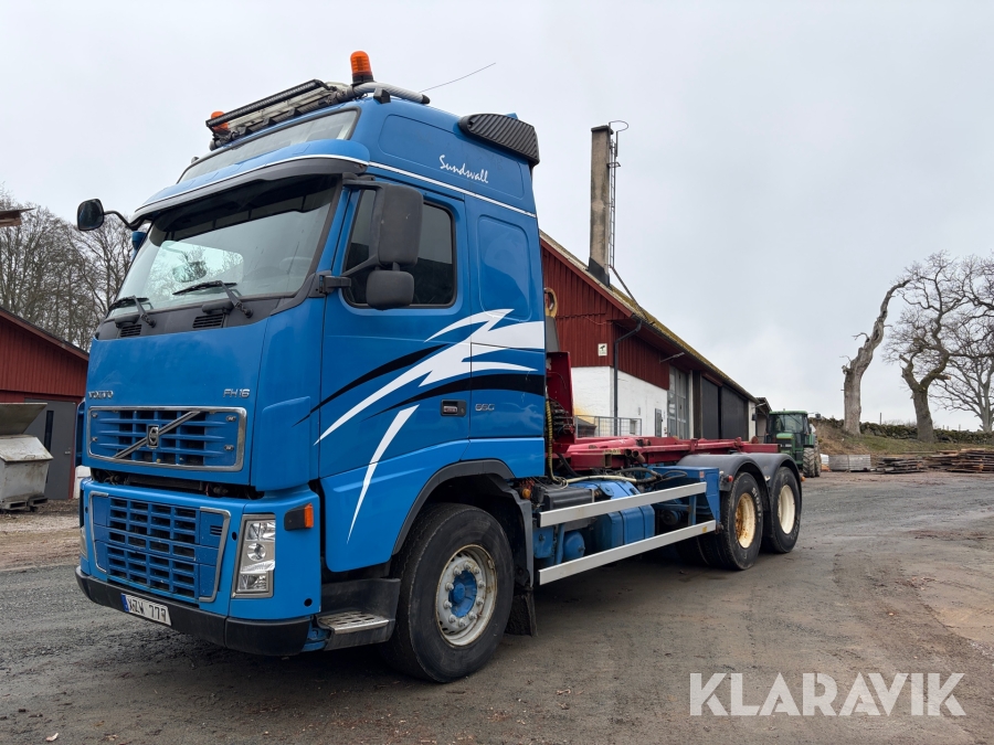 Snabblåsbil Volvo FH16 6x4 med lastväxlare