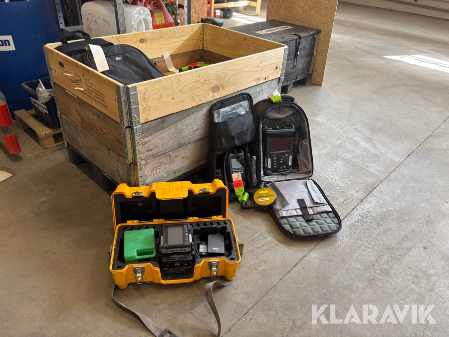 Fiberinstallationsinstrument EXFO & Fujikura svets och mätning