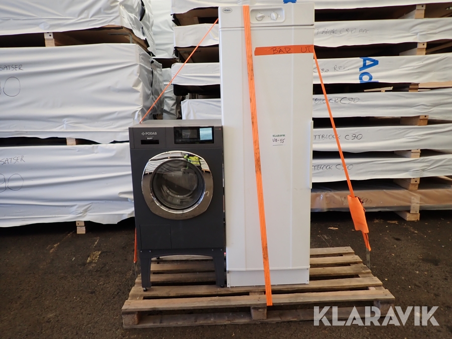 Mopptvättmaskin & torkskåp Podab & Nimo BaseLine TM 8060 Mopp