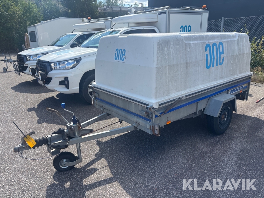 Personbilssläp Tgab L 0750 kåpa