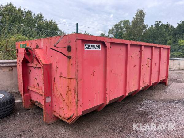 Lastväxlarflak / container Bigab 12 ton