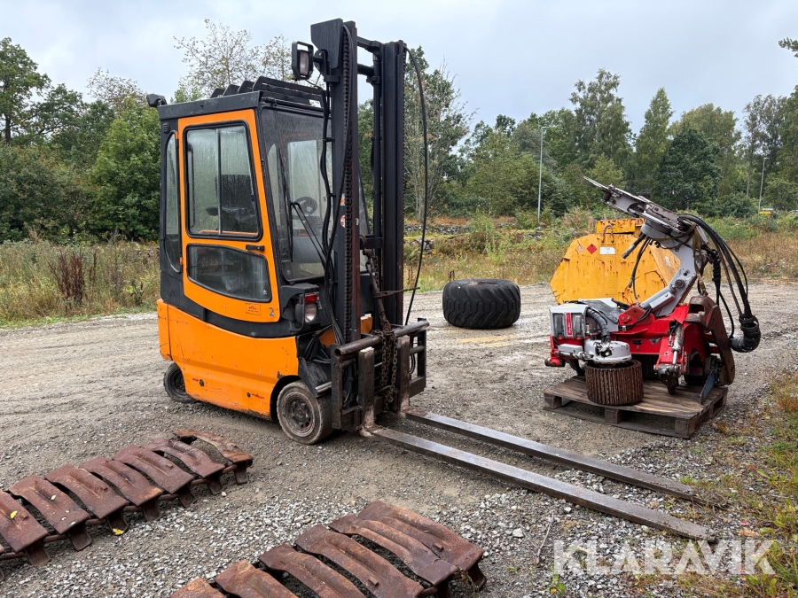 Eltruck Linde E20-02 Långgafflar