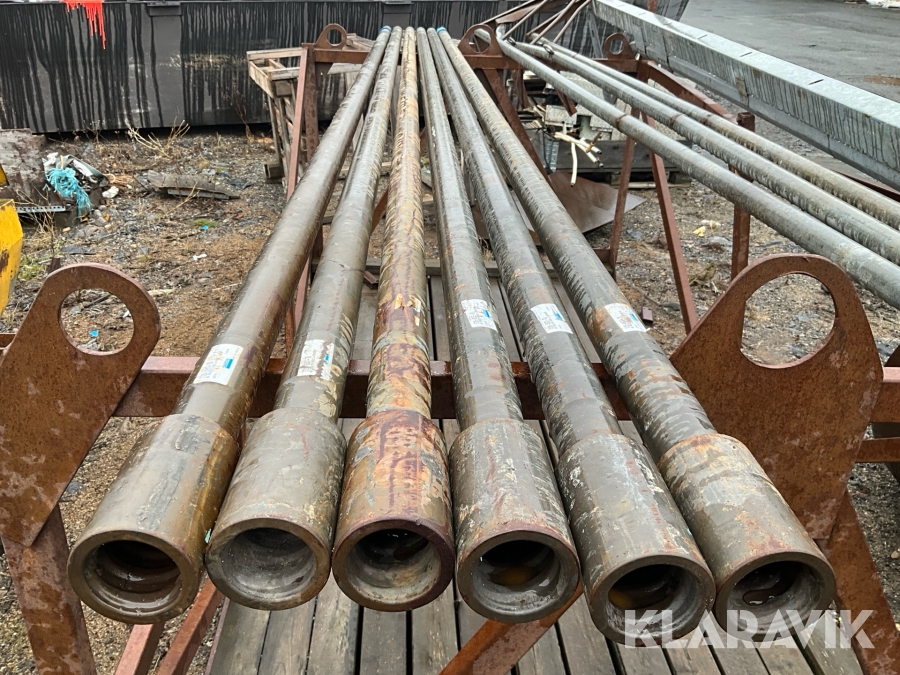 Borrstål Sandvik 6 st