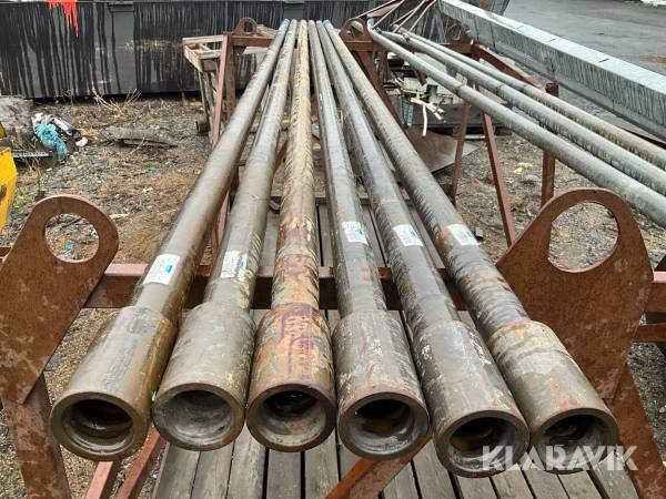 Borrstål Sandvik 6 st