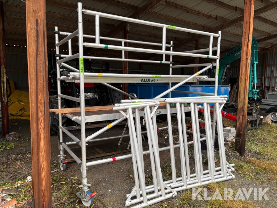 Byggställning Alulock