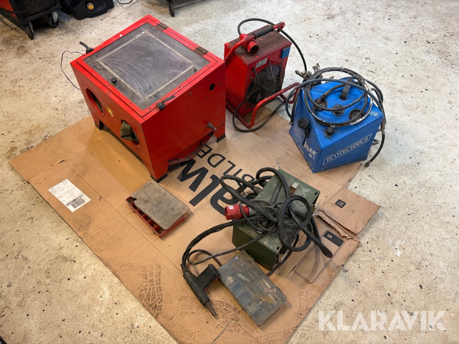 Diverse verkstadsutrustning Elektron / Ecopower / Bläster