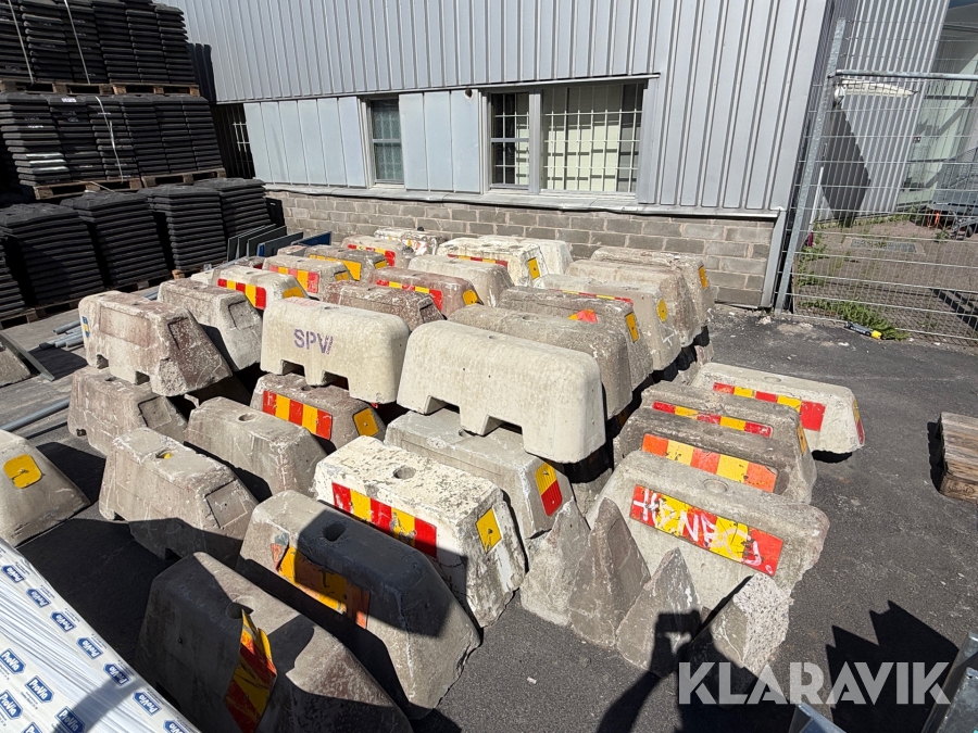 Betongsuggor 53st
