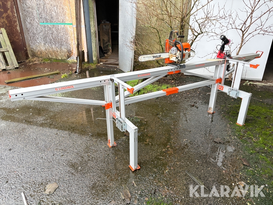 Sågverk Logosol F2 Stihl MS 391