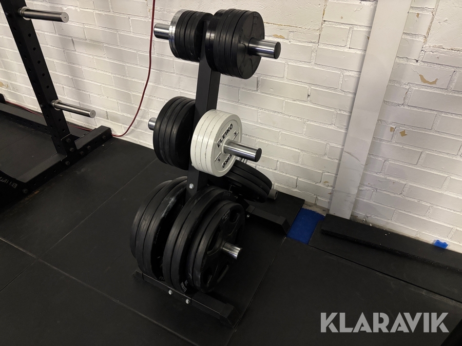 Viktställ med vikter Eleiko