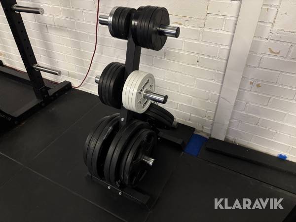 Viktställ med vikter Eleiko