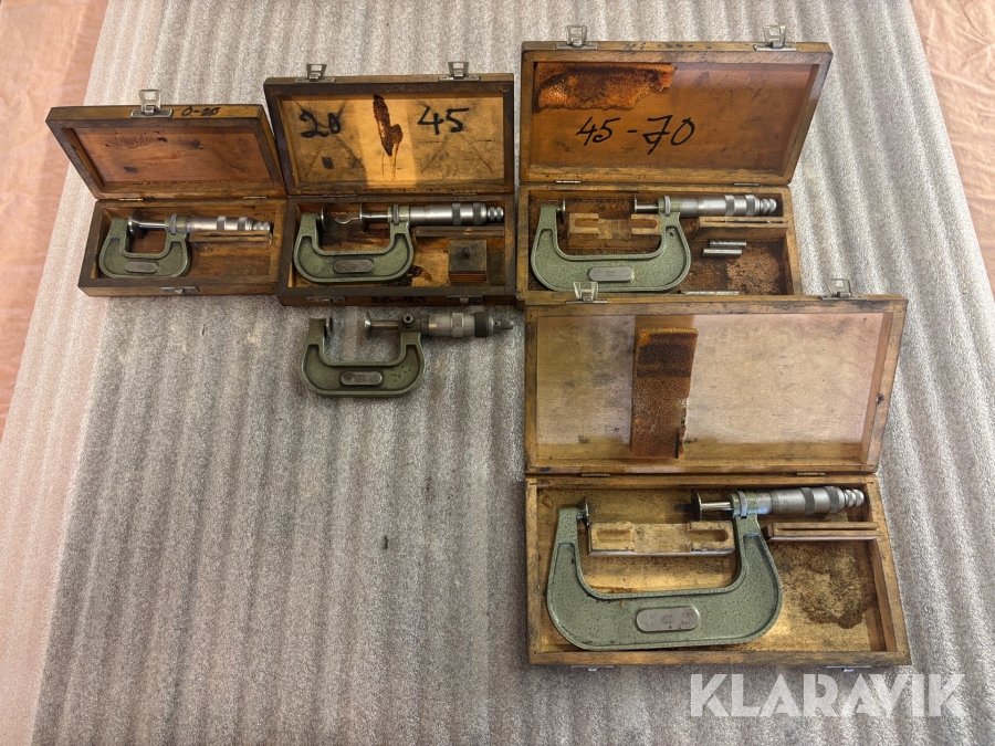 Diverse micrometrar 5st