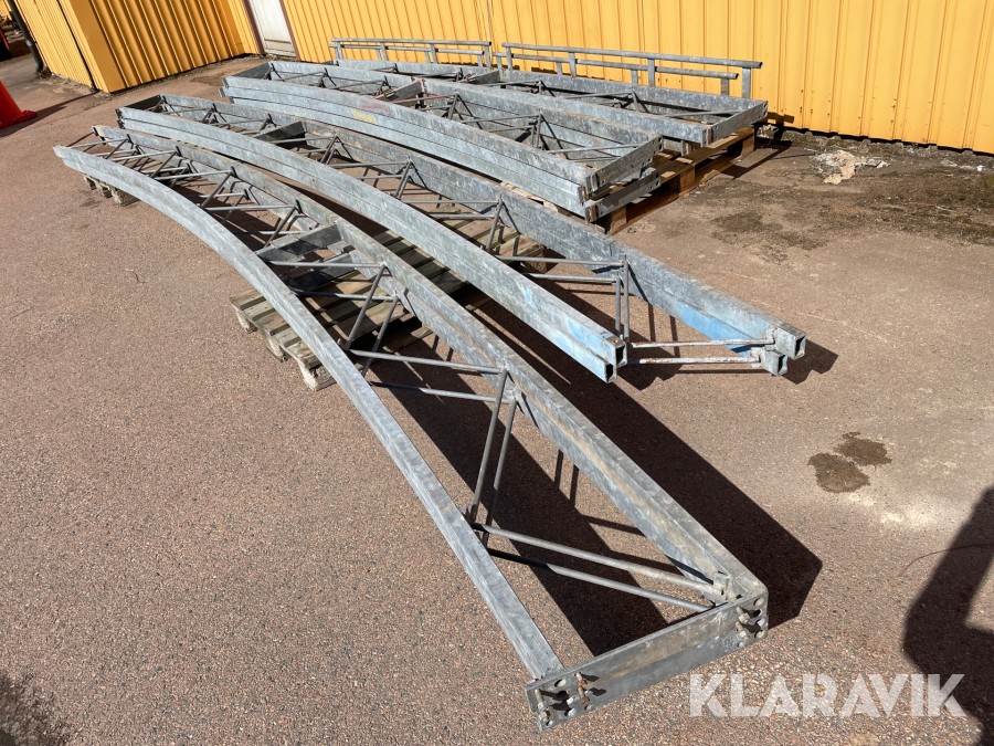 Takstolar i galvat stål