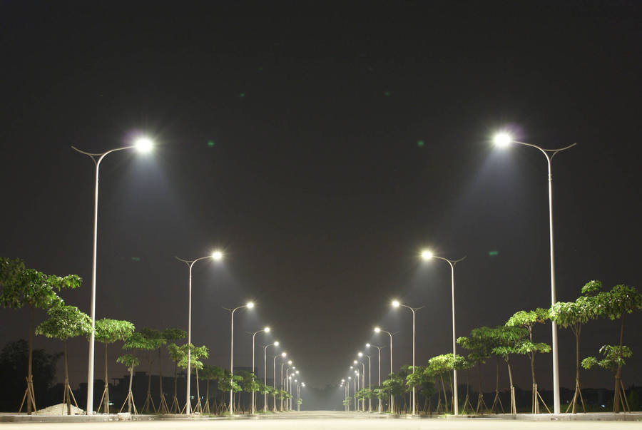 2st LED Gatubelysning 56W (streetlight)