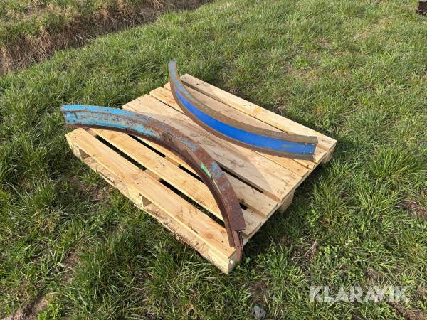 Foderräls Alfa Laval kurva för två & trevägsväxel