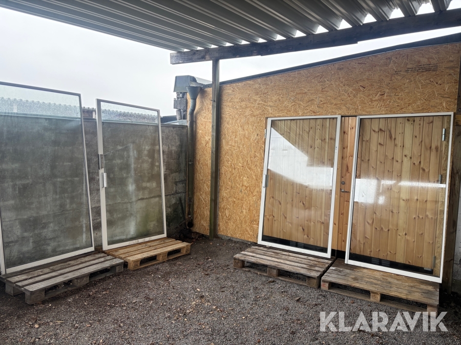 Glasparti / skjutdörrar