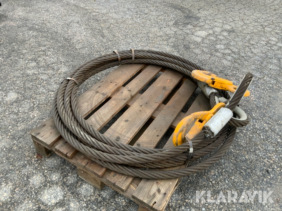 Vajer med krok ca 16m