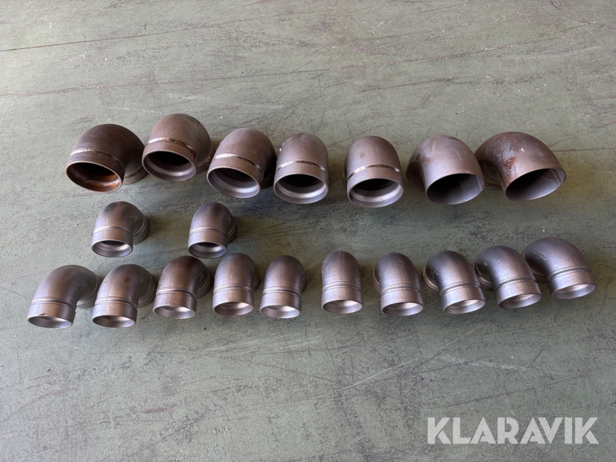 Rostfria rörböjar Victaulic 2” + 3