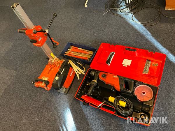 Kärnborrmaskin Hilti DD 150-U inklusive tillbehör