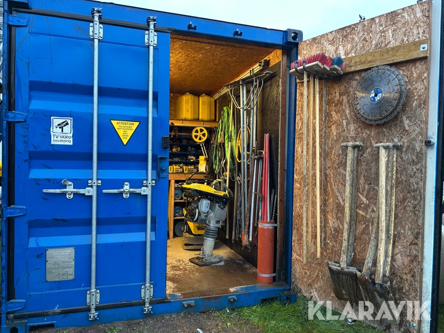 Verktygscontainer 10 fot fullutrustad