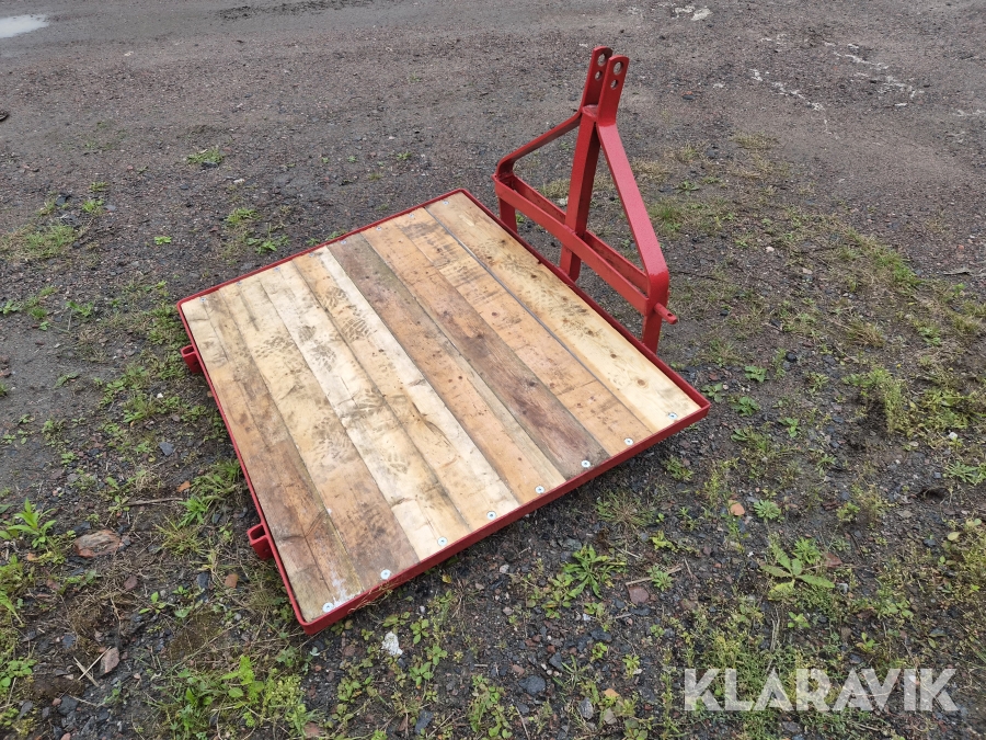 Lastbrygga till traktor