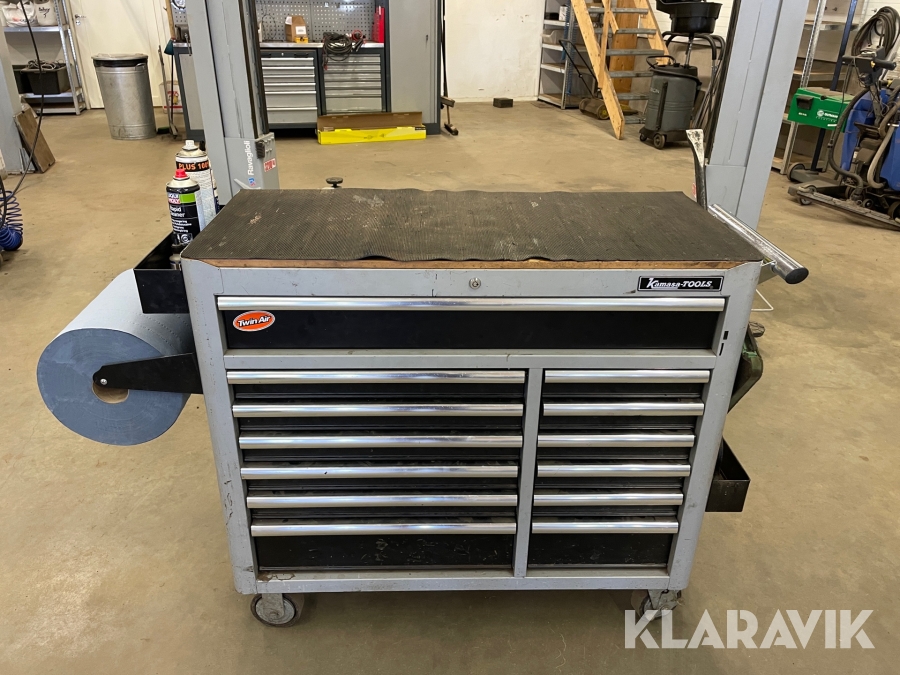 Verktygsvagn Kamasa Tools med verktyg